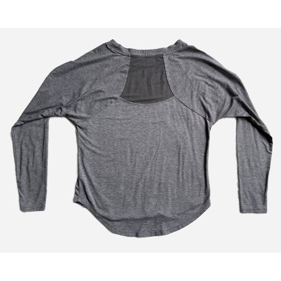 Athleta Topanga Long-Sleeve Athletic Top, Gray, XXS, EUC - Picture 3 of 9